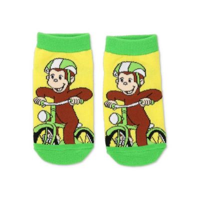 靴下 20〜24センチ 小学生 おさるのジョージ うるさい 黄色い